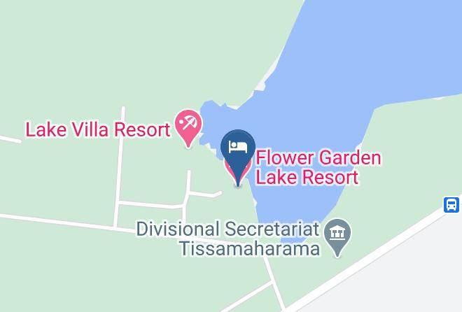 Galle - Flower Garden Lake Resort Maps