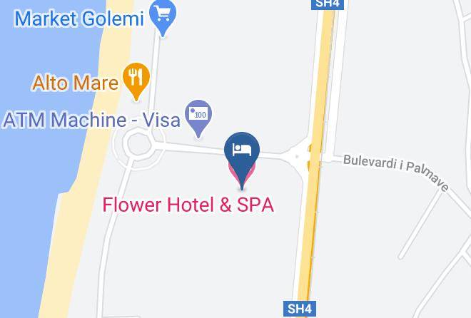 Kavaje - Flower Hotel & Spa Maps