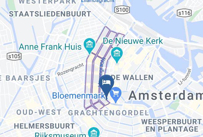 Amsterdam - Flower Market Hotel Maps