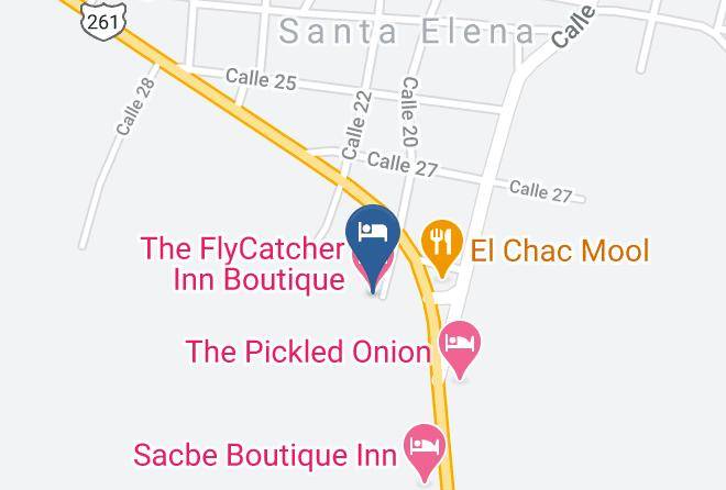 Santa Elena - The Flycatcher Inn Boutique Hotel Maps