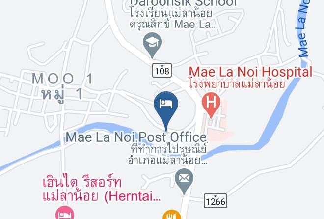 Amphoe Mae La Noi - Flying Bird Resort Maps