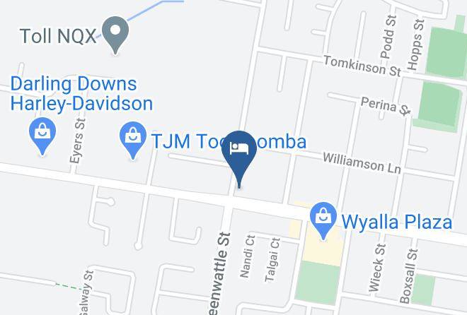 Toowoomba - Flying Spur Motel Maps