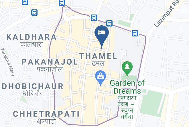 Kathmandu - Flying Yak Hotel Maps