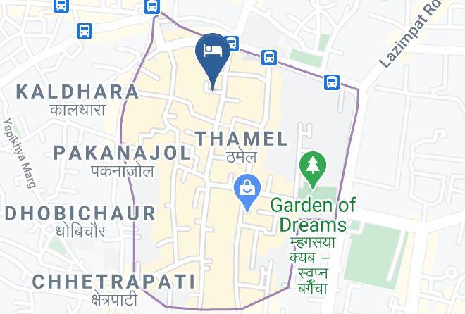 Flying Yak Kathmandu Map