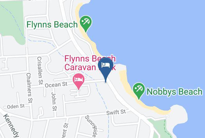 Port Macquarie Hastings - Flynns Beach Resort Maps