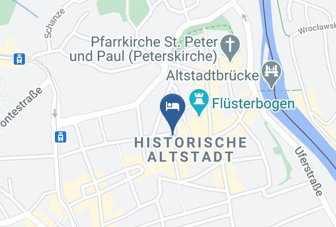 Gorlitz - Flyns Pension In Gorlitz Maps