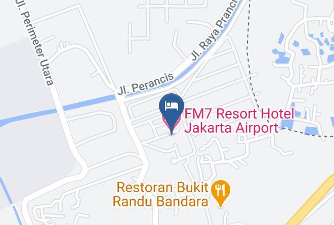 Kota Tangerang - Fm7 Resort Hotel Jakarta Airport Maps