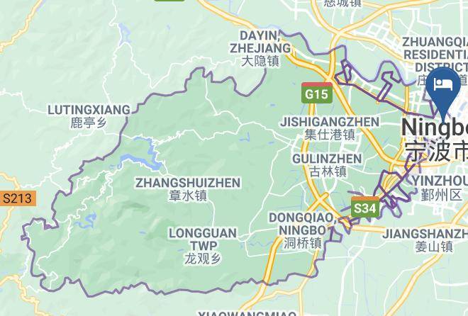 Ningbo - Fob Hotel Ningbo Maps