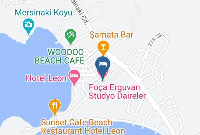 Foca - Foca Erguvan Studyo Daireler Maps
