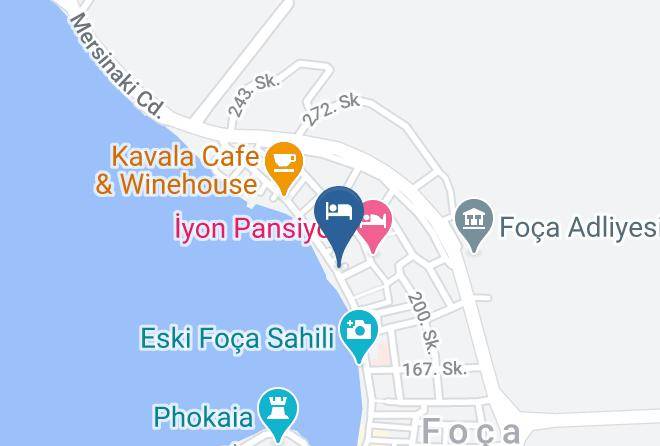 Foca - Foca Kumsal Hotel Maps