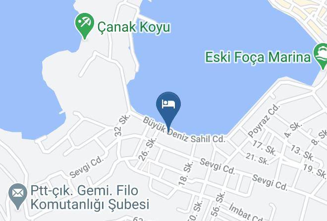 Foca - Foca Yali Hotel Maps