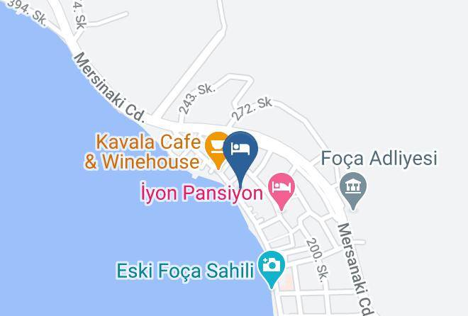 Foca - Foca Antik Otel Maps