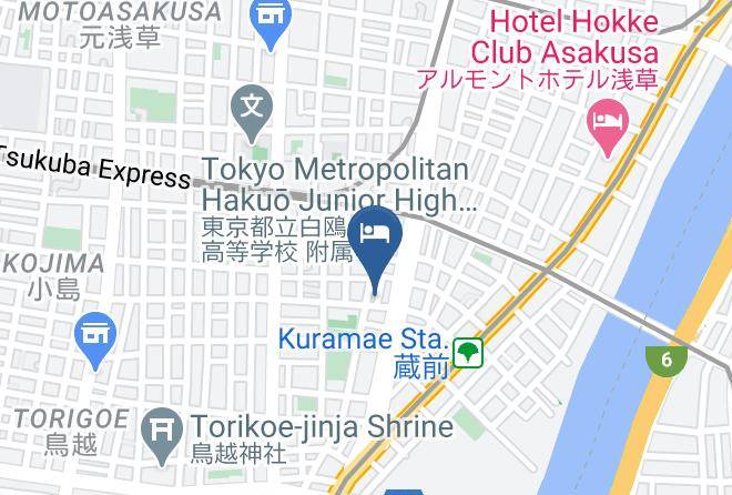Taito Ward - Focus Kuramae Maps