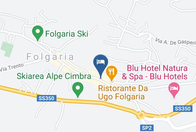 Trento - Folgaria Post Hotel Maps