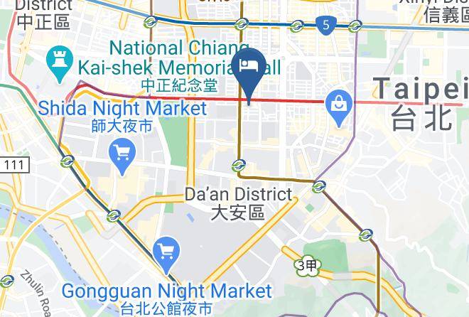 Da An District - Folio Hotel Taipei Daan Maps