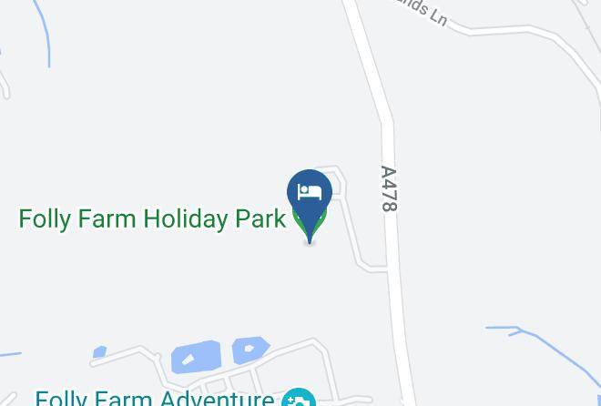 Pembrokeshire - Folly Farm Holiday Park Maps