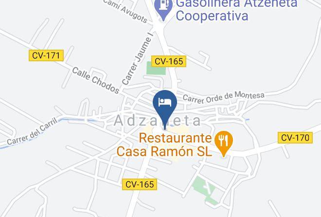 Castellon - Fonda Bar Gilber Maps