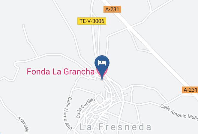 Teruel - Fonda La Grancha Maps