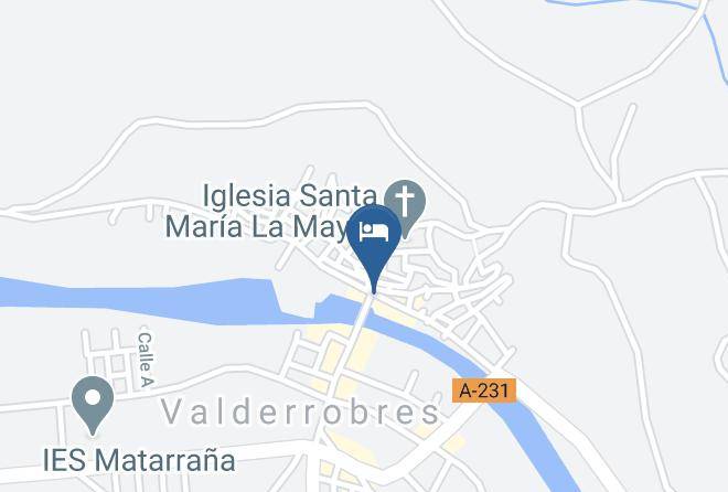 Teruel - Fonda La Plaza Maps