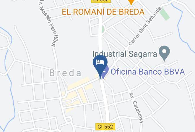 Girona - Fonda Montseny S C P Maps