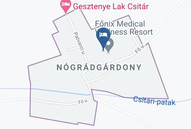 Csitar - Fonix Kastelyszanatorium Es Egeszseghotel Maps