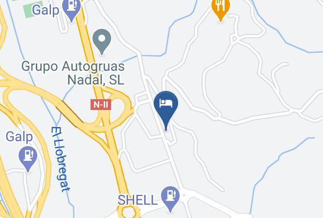 Font Del Pla Hotel Restaurant Map