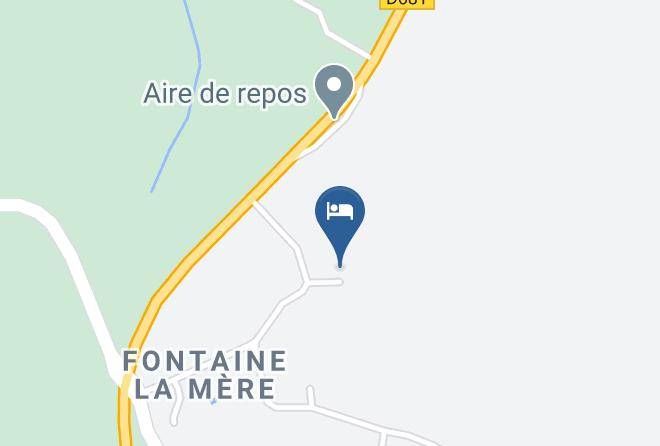 Saone Et Loire - Fontaine La Mere Maps