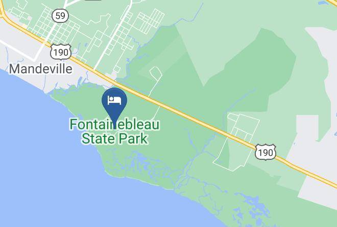 St Tammany Par - Fontainebleau State Park Maps