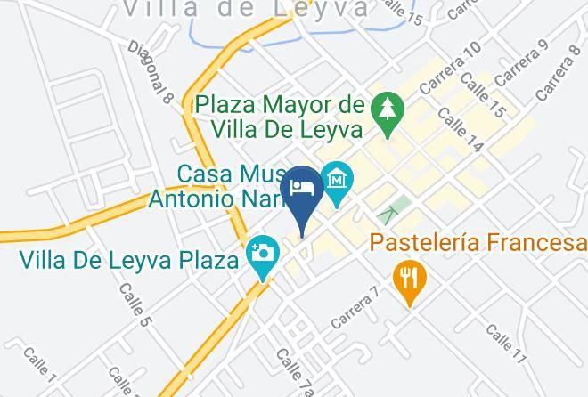 Villa De Leyva - Fontana Plaza Hotel Maps