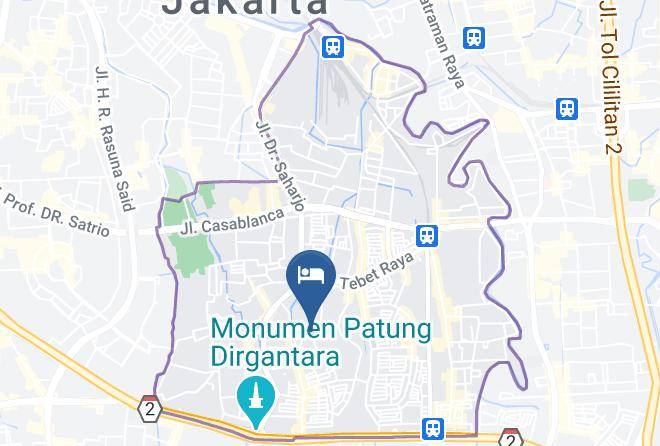 Jakarta Selatan - Fontana Residencia Tebet 1 Maps