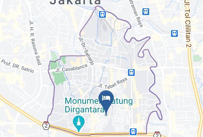Jakarta Selatan - Fontana Residencia Tebet 2 Maps