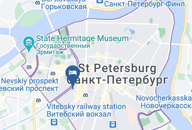 Saint Petersburg - Fontanka 58 Mini Hotel Maps