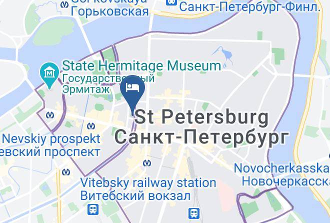 Saint Petersburg - Fontanka Inn Maps