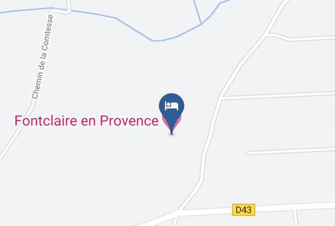 Vaucluse - Fontclaire En Provence Maps