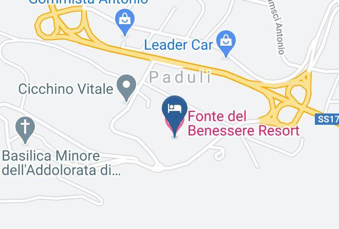 Isernia - Fonte Del Benessere Resort Maps