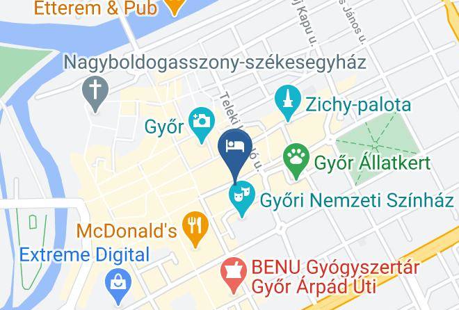 Gyor - Fonte Hotel And Restaurant Maps