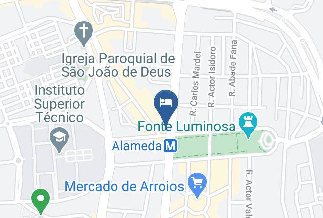 Lisbon - Fonte Luminosa Maps