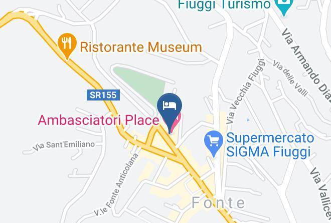 Frosinone - Fonte Spa Maps