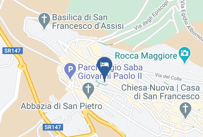 Perugia - Fontebella Palace Hotel Assisi Maps