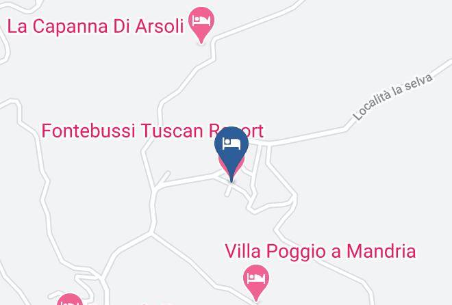 Arezzo - Fontebussi Tuscan Resort Maps