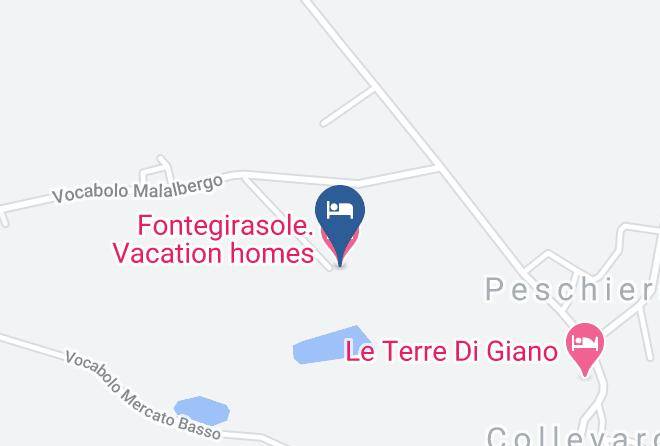 Perugia - Fontegirasole Vacation Homes Maps