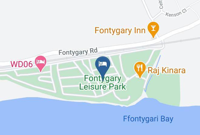 Vale Of Glamorgan - Fontygary Leisure Park Maps