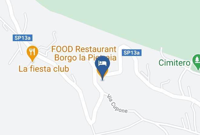 Salerno - Food Restaurant Borgo La Pietraia Maps