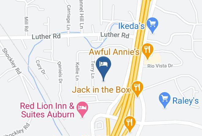 Placer - Foothills Motel Maps
