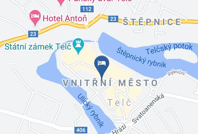 Jihlava - For Seniglu Accommodation Telc Maps