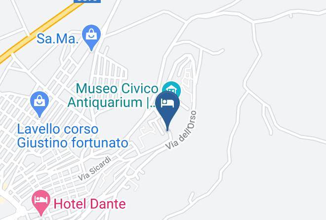 Potenza - Forentum Suite Hotel Lavello Maps