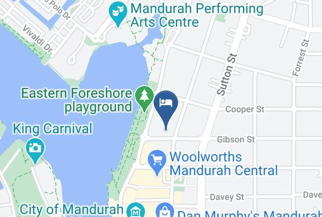 Mandurah - Foreshore Motel Maps