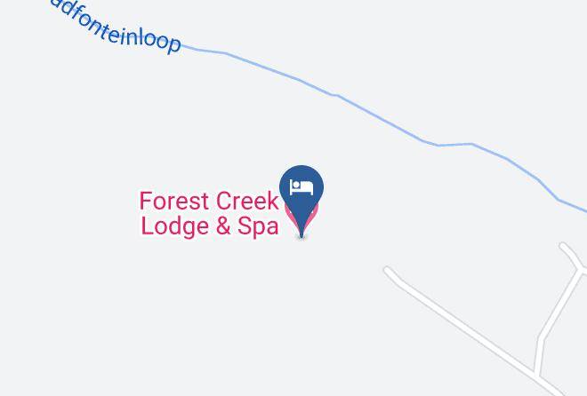 Thaba Chweu - Forest Creek Lodge & Spa Maps