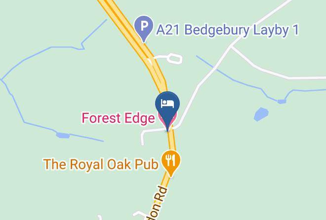 East Sussex - Forest Edge Motel Maps