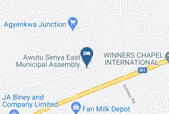 Awutu Efutu Senya - Forest Groove Hotel Maps